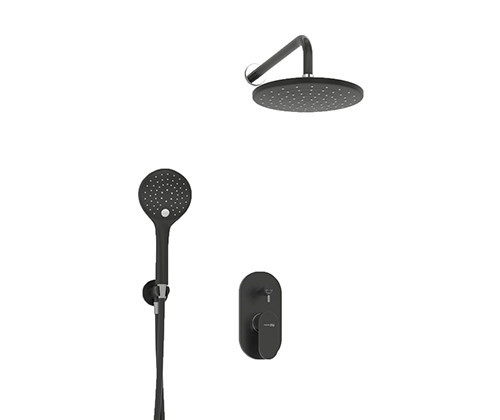 WasserKRAFT A16777 Встраиваемый комплект для душа с верхней душевой насадкой и лейкой