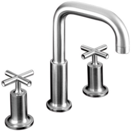 Смеситель для раковины на 3 отверстия, высокий неподвижный излив Jacob Delafon PURIST E144063-CP