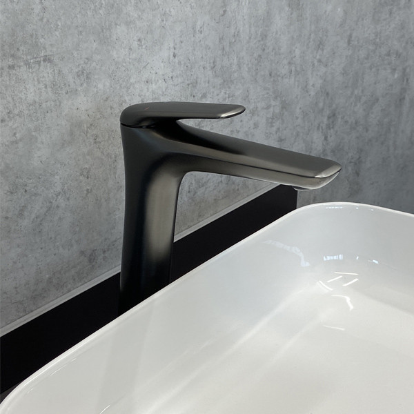 COMFORTY. Смеситель для раковины, картридж 35 мм, графит, FC074B-CGT