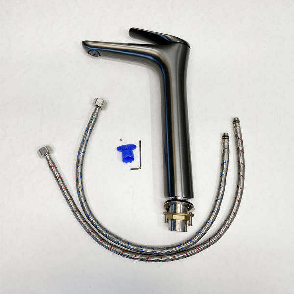 COMFORTY. Смеситель для раковины, картридж 35 мм, графит, FC074B-CGT