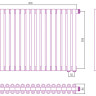 Отопительный радиатор Сунержа Эстет-00 EU50 500х810 18 секций Без покрытия