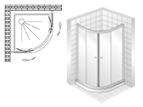 Душевой уголок Vegas Zeus S 80