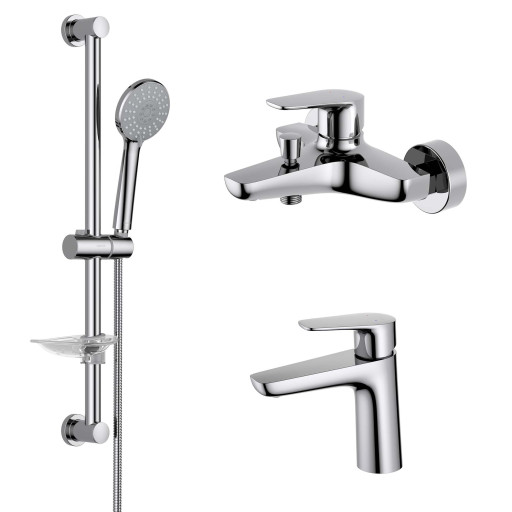 Душевой комплект наружного монтажа Aquatek БЕТТА AQ1130CR