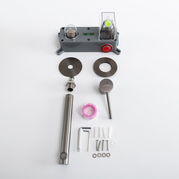 Смеситель для раковины встраиваемый с внутренней частью, без донного клапан Cezares RELAX-BLI2-2-IN-W0