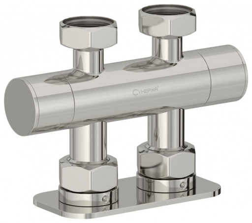 Вентиль 2х3/4&quot; Сунержа прямой скрытый-скрытый EU50 Без покрытия