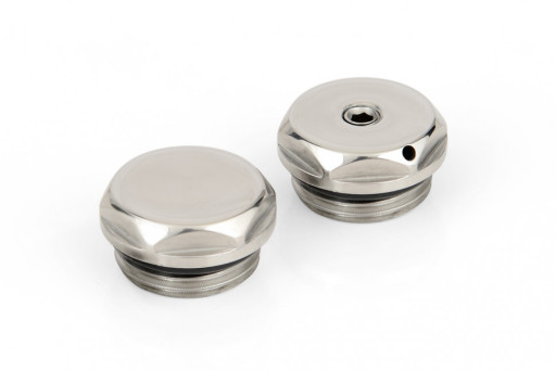 Спускной клапан/заглушка (d 25 мм / G 1/2&quot; НР / 2 шт.) Матовый чёрный