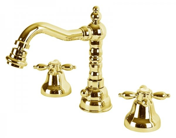 Смеситель на биде на три отверстия с донным клапаном Cezares NOSTALGIA-BBS2-01