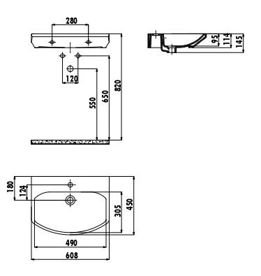 CREAVIT SORTI Раковина