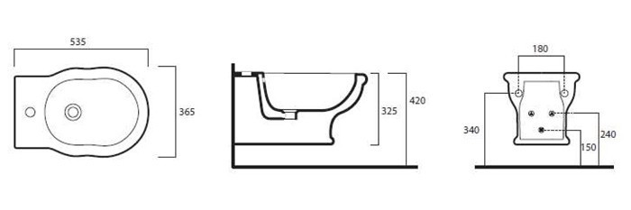 Биде TW Bristol TWBR52bi