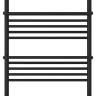 Полотенцесушитель водяной Сунержа Богема 4 полки+ 1200х600 Матовый чёрный