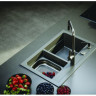 Мойка ALVEUS GRANITAL ATROX 50 CONCRETE - G81 в комплекте с сифоном 1132822,