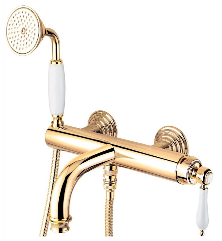 Смеситель для ванны и душа однорычажный в комплекте с ручным душем Cezares APHRODITE-VDM-03/24-Bi
