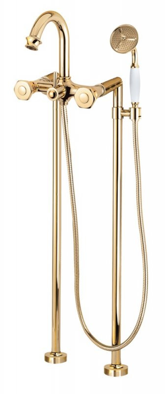 Напольный смеситель для ванны с ручным душем Cezares APHRODITE-VDP-02-O