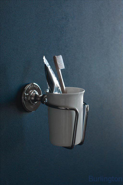 Стакан керамический, НИКЕЛЬ [ARCA2 NKL]