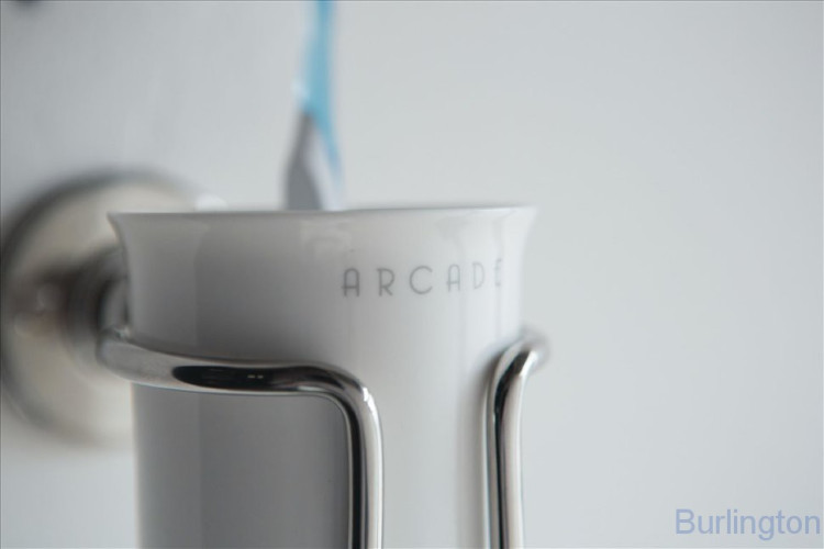 Стакан керамический, НИКЕЛЬ [ARCA2 NKL]