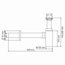 WasserKRAFT A096 Сифодля раковины