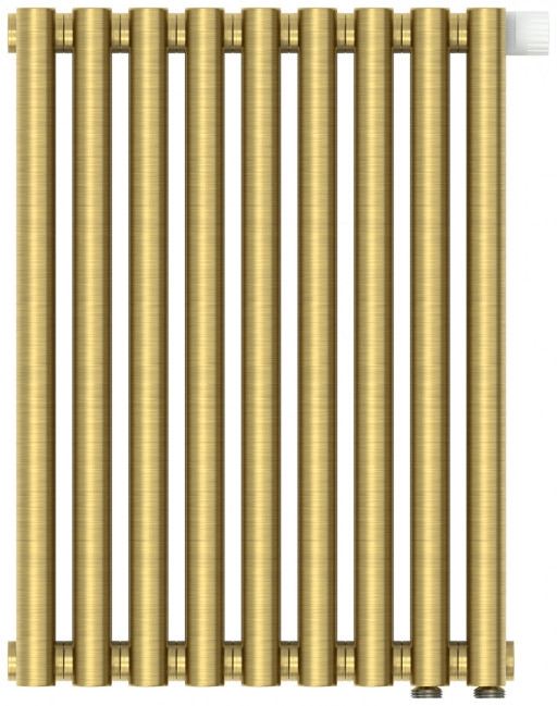 Отопительный радиатор Сунержа Эстет-00 EU50 500х405 9 секций Состаренная латунь