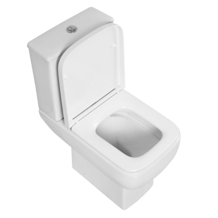 Чаша унитаза с сиденьем дюропласт soft close, P-trap Cezares BB8604CPR/SC