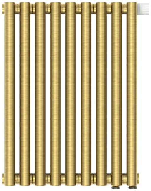 Отопительный радиатор Сунержа Эстет-11 EU50 500х405 9 секций Состаренная латунь