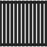 Отопительный радиатор Сунержа Эстет-00 500х585 13 секций Матовый чёрный