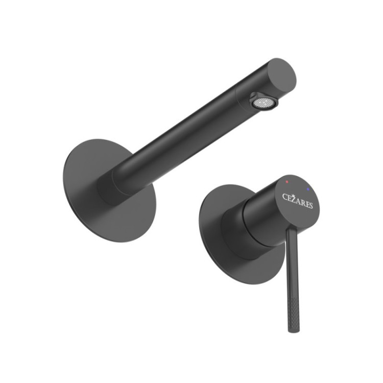 Смеситель для раковины встраиваемый с внутренней частью, без донного клапан Cezares RELAX-BLI2-2-GM-W0