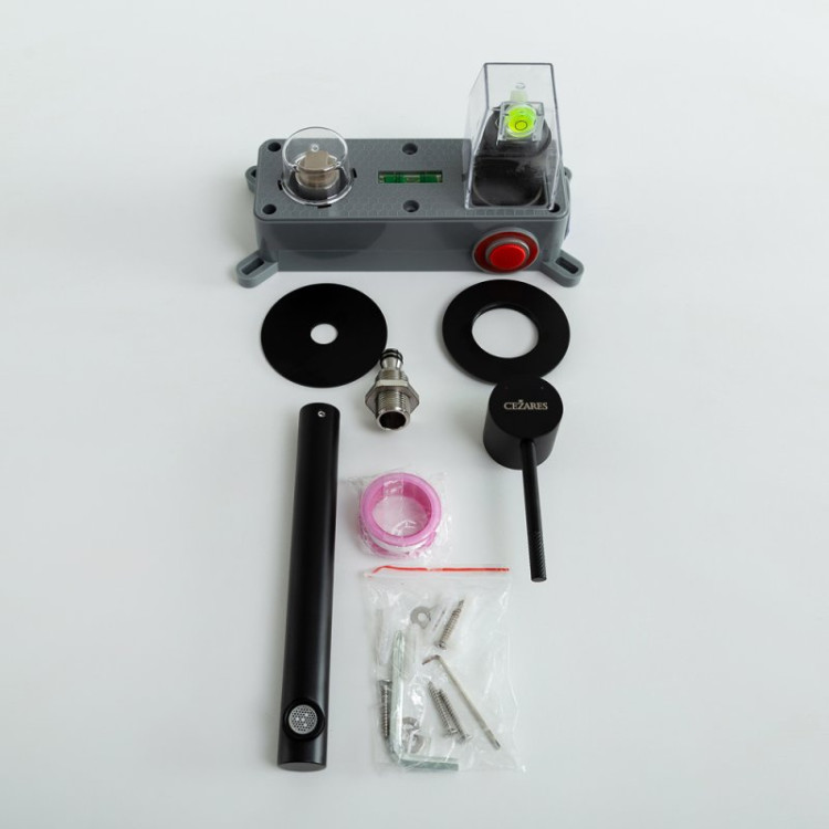 Смеситель для раковины встраиваемый с внутренней частью, без донного клапан Cezares RELAX-BLI2-2-GM-W0