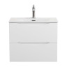 База под раковину подвесная с двумя выкатными ящиками BelBagno MARINO-CER-MINI-600-2C-SO-BL-P