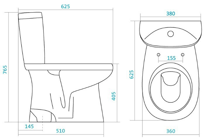 Унитаз компакт Santek Анимо 1WH302136