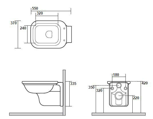 Биде Kerasan Waldorf 4125