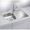 Мойка LINE 80 NAT-90 790X500 в комплекте с сифоном 1130551,