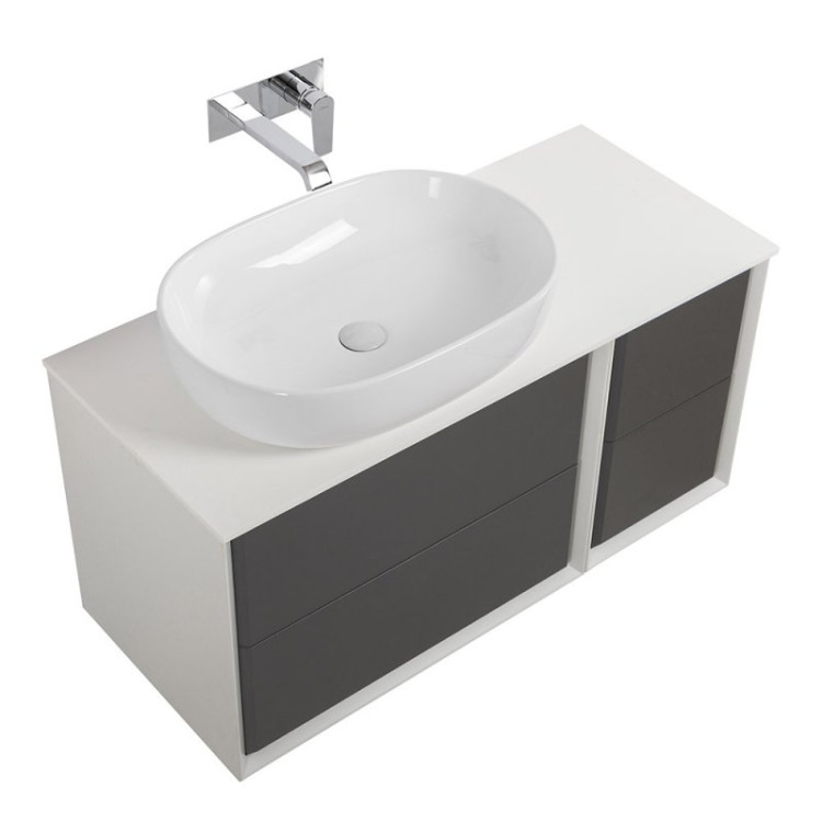 Раковина из искусственного камня с двумя чашами Cezares 50216