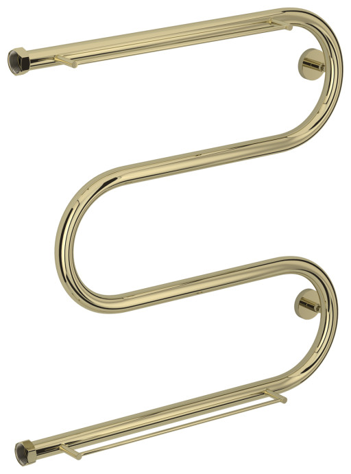 Полотенцесушитель водяной Сунержа М-образный 2 полки 600х600 Шампань