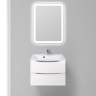 База под раковину подвесная с двумя выкатными ящиками, 650x450x500 BelBagno MARINO-650-2C-SO-BL-P