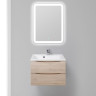 База под раковину подвесная с двумя выкатными ящиками, 650x450x500 BelBagno MARINO-650-2C-SO-BL-P