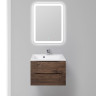 База под раковину подвесная с двумя выкатными ящиками, 650x450x500 BelBagno MARINO-650-2C-SO-BL-P