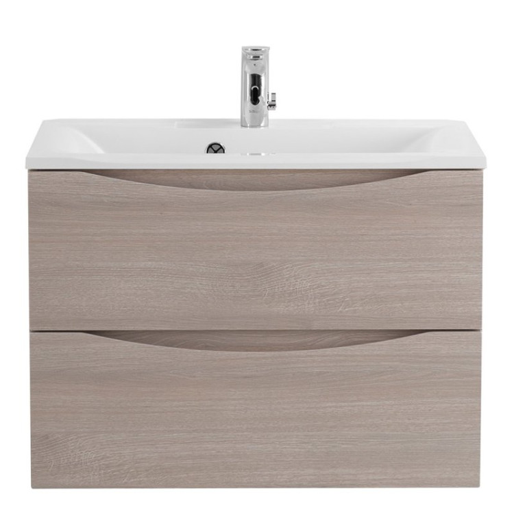 База под раковину подвесная с двумя выкатными ящиками, 650x450x500 BelBagno MARINO-650-2C-SO-BL-P