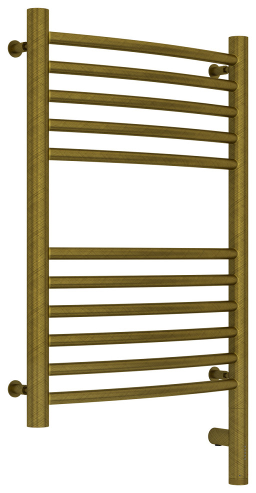 Полотенцесушитель электрический Сунержа Богема 3.0 выгнутая 600х400 МЭМ правый Состаренная бронза