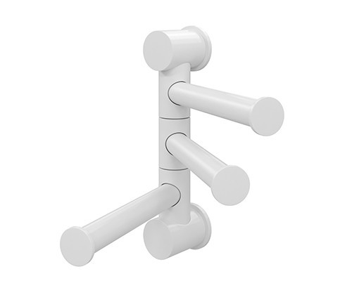 WasserKRAFT K-1053WHITE Держатель полотенец тройной