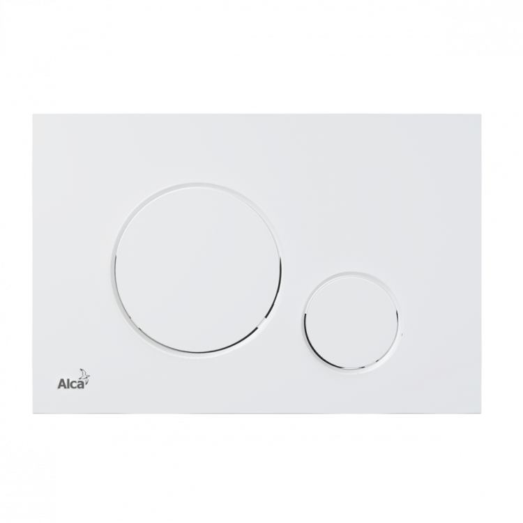 Кнопка управления для скрытых систем инсталляции, белый-мат Alcadrain M676