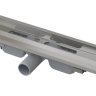 Водоотводящий желоб с порогами для цельной решетки Alcadrain APZ106 Professional Low