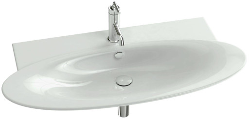 Подвесная раковина-столешница 100 х 50 см Jacob Delafon PRESQU'ILEE4436-00