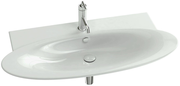 Подвесная раковина-столешница 100 х 50 см Jacob Delafon PRESQU'ILEE4436-00