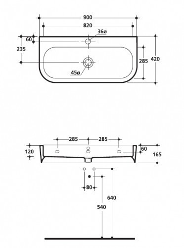 Раковина Kerasan Flo 3151