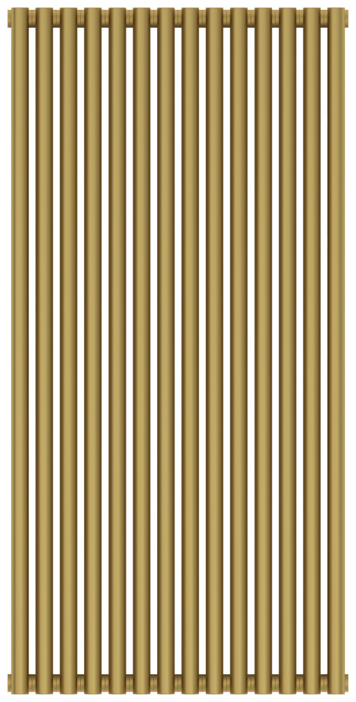 Отопительный радиатор Сунержа Эстет-00 1200х630 14 секций Матовое золото