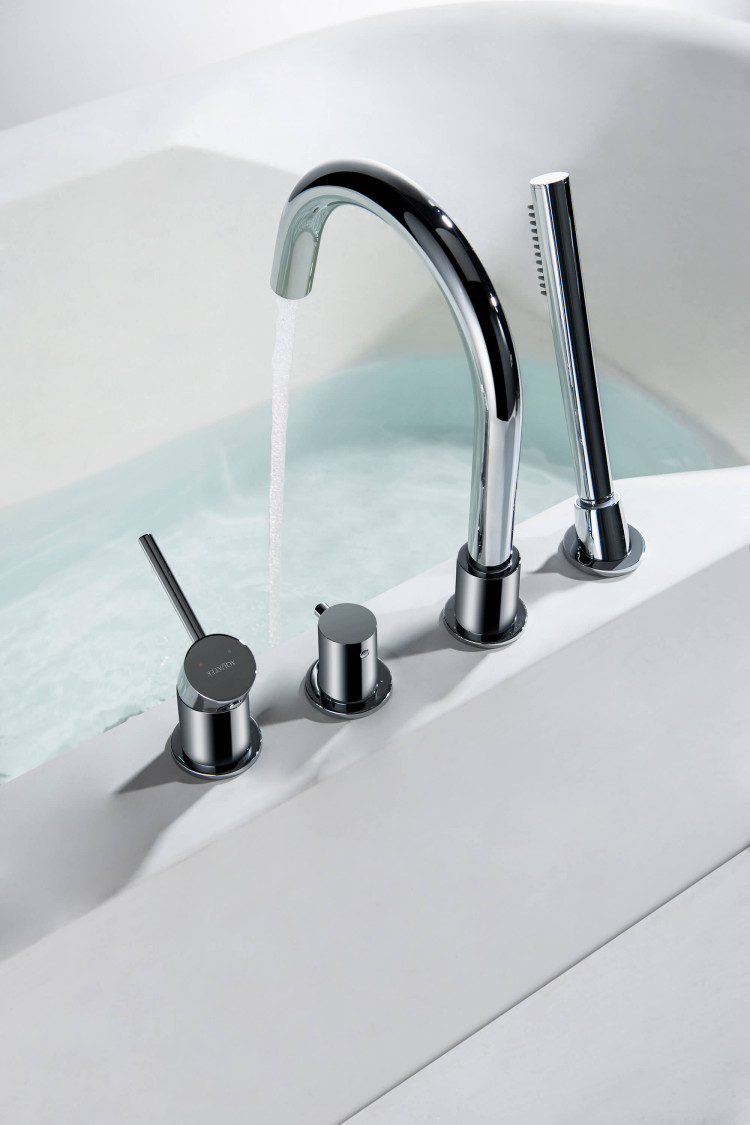 Смеситель на борт ванны на 4 отв. Aquatek AQ1348CR ЕВРОПА