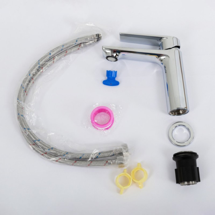 Смеситель для раковины без донного клапана Cezares COMFORT-LS-01-W0