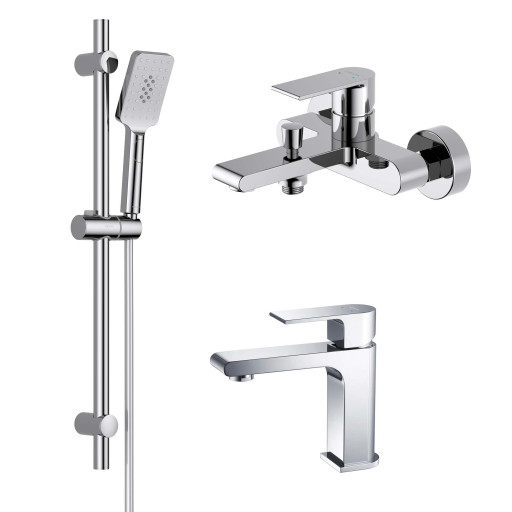 Душевой комплект наружного монтажа Aquatek ЛИРА AQ1430CR