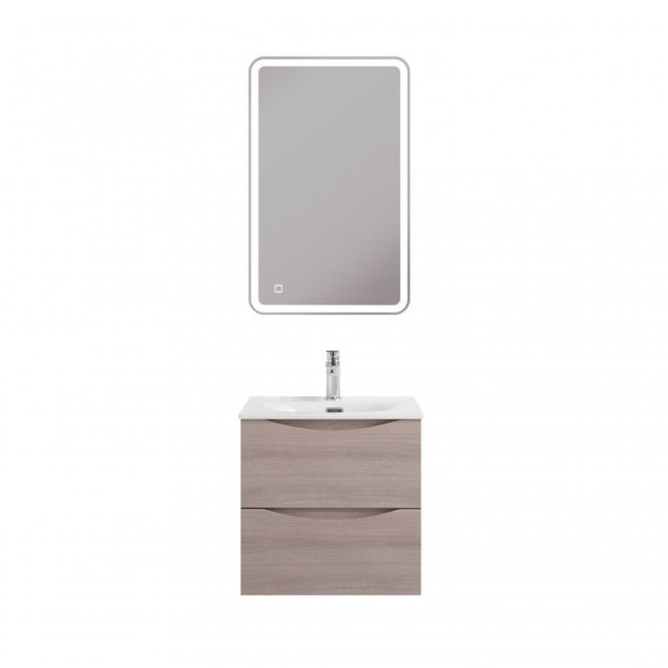 База под раковину подвесная с двумя выкатными ящиками BelBagno MARINO-CER-MINI-600-2C-SO-BO-P