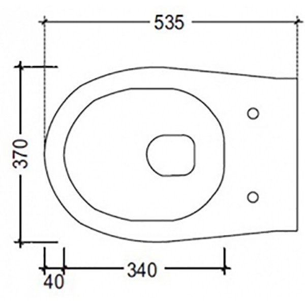 Унитаз Jaquar Continental CNS-WHT-961S подвесной