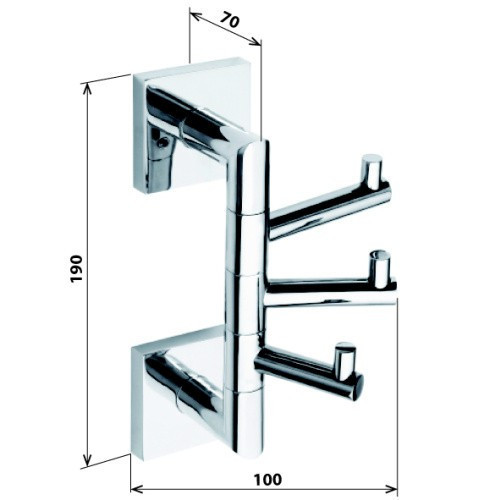 Крючки для полотенец Bemeta Beta 132206072